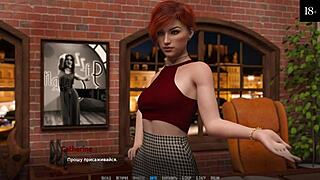 Redhead Slut in Rock Star Game