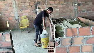 First time fucking my boss's huge pussy and cumming inside