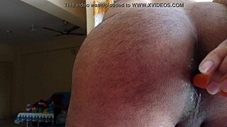 i enjoy butt fucking with a carrot in this solo session