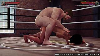 Ethan vs MeiGui II naked fighter!