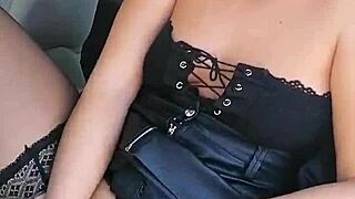 caught masturbating, fucked hard in public confinement