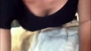 Sexy Babe Sucks Monster Cock with Sloppy Handjob, Cum in Mouth!