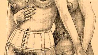 What vintage erotic drawings turn you on?