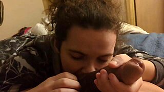 controlusallnight starts with blowjob then rides cock while fingering pussy