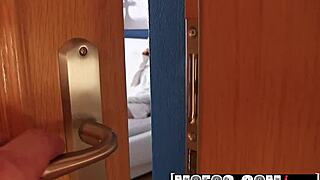 Can you believe gorgeous brunette Arian Joy rides her voyeur on Pervs on Patrol?