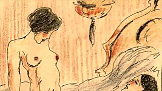 Vintage Erotic Drawings Of Antique Scenes
