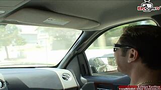 Blonde Teen 18+ With Big Natural Tits FUCKS A Stranger Guy