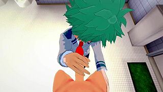 My Hero Academia Yaoi - Midoriya and Bakugou Intense Action