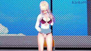 marin and shinju with old man in intense sex