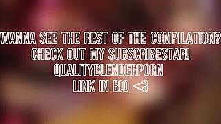 Gaming sluts get creampied compilation