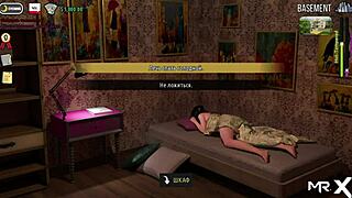 i'm shakin' my big tits at the gym in this anime hentai game e1 43