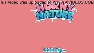 Horny orc face-sits lucky boy in game