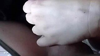 enjoying a relaxing head massage session with big tits focus