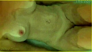 Wife Gets Wet In Hotel Bath With Big Tits