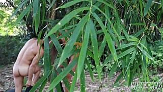 fucking in the woods with monster cock, want to see?