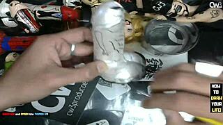 Time To Finish Painting The Little 18+ Grey Alien With Dildo