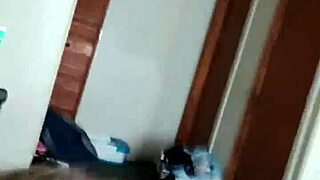 dirty milf slut gets cum spit on her tits