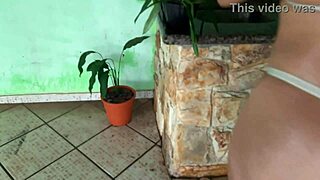 part1 on a hot day i cleaned the house in a bikini and my husband came out of the shower in a towel and caught me all wet