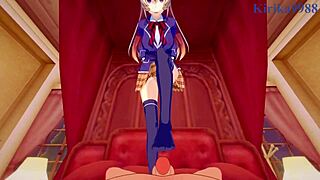 Erina nakiri and ikumi mito engage in intense sex scenes from food wars hentai