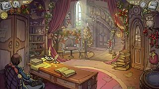 she tries to jerk me off in innocent witches gameplay. does she give a blowjob cumshot?