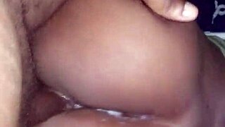 Red Riding Slut Makes Ebony Stud Cum Twice in Wild Creampie Ride
