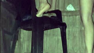 power goes out, i call neighbor to fix it, we end up fucking in the living room