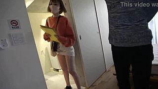 Young Japanese babe gives epic blowjob in homemade clip.