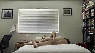 Rubbing and kissing leads to sex in missionary and reverse cowboy positions