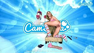 Petite Blonde Teen Cums Hard in VR Masturbation