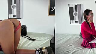 Beautiful Skinny Student Takes Huge Monster Cock Long Hard Deep In Pussy And Ass