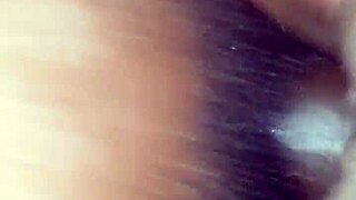 I squirt from my wet pussy during anal with big black cock