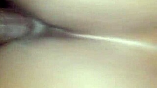 Red Riding Slut Makes Ebony Stud Cum Twice in Wild Creampie Ride