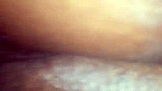 I squirt from my wet pussy during anal with big black cock