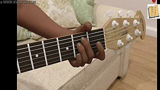 A Wife and Stepmother Plays Erotic Games with Teen 18+ Brunette in Homemade Clip