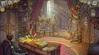 she tries to jerk me off in innocent witches gameplay. does she give a blowjob cumshot?