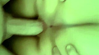 rushed quickie before work, feeling her tight pussy clench as i cum on her big ass