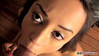 skinny exotic babe rides boss cock in office pov