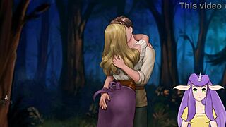 Myrtle gets fingered in anime legend series