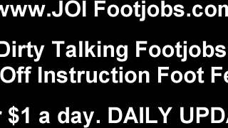 Do you want to cum on my toes while I suck your cock?