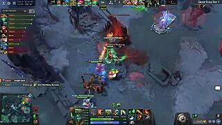 liquid dominates fnatic in ti8 match