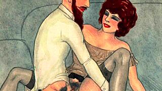 vintage erotic drawings