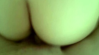 rushed quickie before work, feeling her tight pussy clench as i cum on her big ass