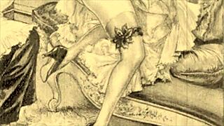 i love this vintage erotic anime illustration from retro times