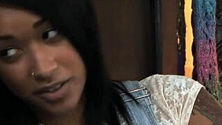 Hey, watch this brunette Asian rimming her petite ebony BFF tight!