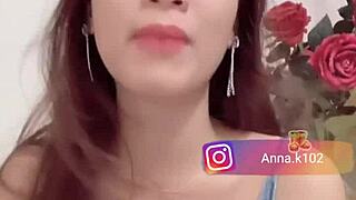 anna k102 shows off her flat chest on instagram