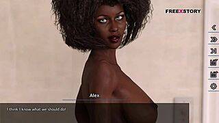 I watch Latisha give Alex a blowjob while they study in dreams of desire