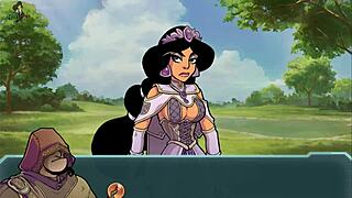 Rough Fucking Jasmine Bent Over In Hentai Style