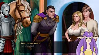 Myrtle gets fingered in anime legend series