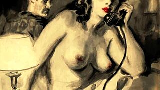 vintage erotic drawings