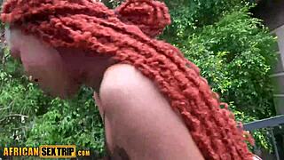 african sleepover crashed by big white dick